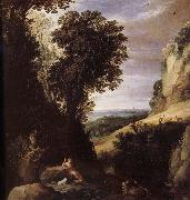 Paul Brill Paysage avec Saint Jean-Baptiste oil painting reproduction
